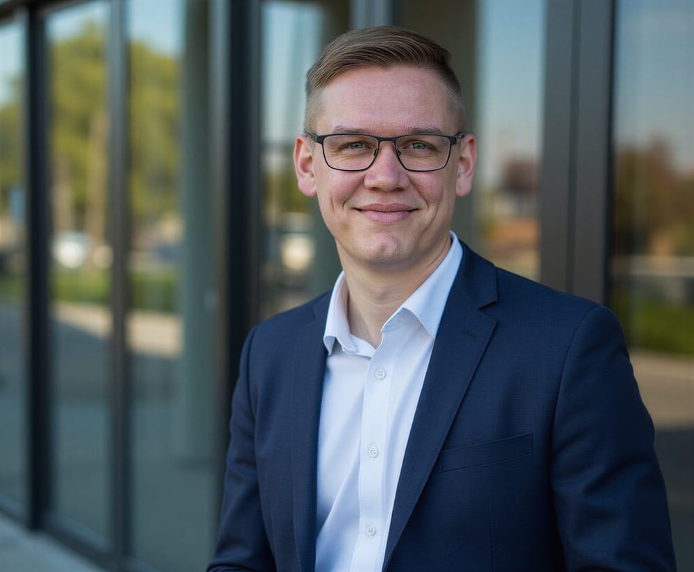 Porträtfoto von Benedikt Konrädi, Gründer von amplaio